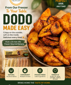 Alternative view of Frozen Steamed Banana 1kg – Ready-to-Cook for Dodo, Frying and Porridge