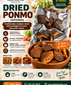 Alternative view of Dried Ponmo (Kpomo) – Nigerian Dried Cow Skin